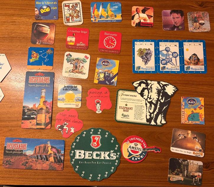 Verzameling van +/- 800 bierkaarten, Collections, Collections Autre, Utilisé, Enlèvement ou Envoi