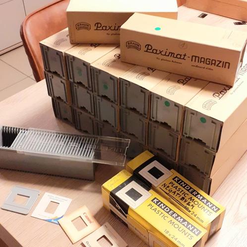Originele Braun Paximat diamagazijnen, Audio, Tv en Foto, Diaprojectoren, Gebruikt, Ophalen