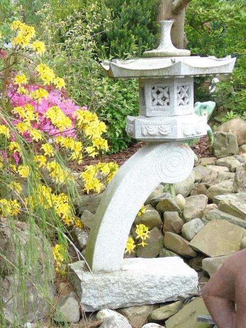 Japanse lantaarn, pagode, stenen tempel, zie foto's!, Tuin en Terras, Vijver-toebehoren, Nieuw, Vijverrand, Ophalen of Verzenden