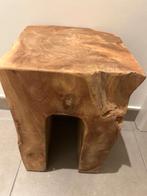 Krukjes massief teakhout, Ophalen, Minder dan 45 cm, Gebruikt, Overige vormen