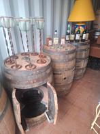 Originele whiskey ton ingericht als rustieke drankrek!TOPPER, Huis en Inrichting, Ophalen, Zo goed als nieuw