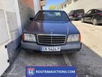 Mercedes-Benz 400 SE | 1992 | Route 66 Auctions, Auto's, Oldtimers, Zwart, Mercedes-Benz, Bedrijf, Handgeschakeld