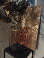 Houten gouden muurdecoratie - pauwmotief, Enlèvement