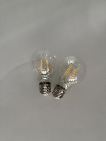 Lot de deux ampoules LED à filament