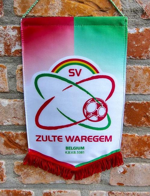 KSV SV Zulte Waregem vintage voetbal vaandels, Verzamelen, Sportartikelen en Voetbal, Zo goed als nieuw, Ophalen of Verzenden