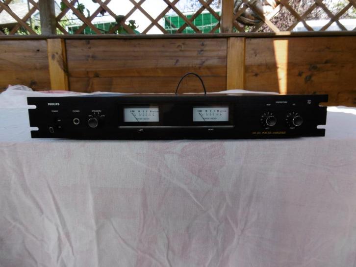 Philips eindversterker Black Tulip 370 DC, Audio, Tv en Foto, Versterkers en Ontvangers, Zo goed als nieuw, 60 tot 120 watt, Ophalen