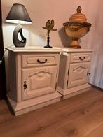 Twee landelijke nachtkastjes, Huis en Inrichting, Ophalen