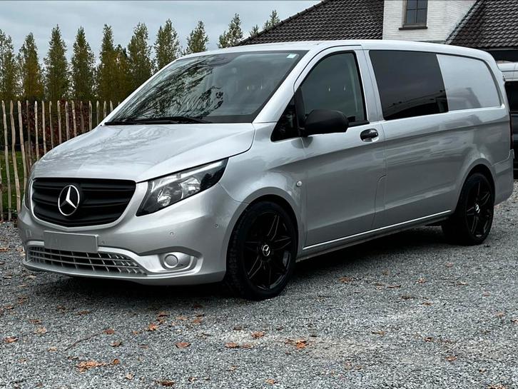 Mercedes Vito dubbele cabine incl.BTW, Auto's, Mercedes-Benz, Bedrijf, Vito, ABS, Achteruitrijcamera, Airbags, Airconditioning