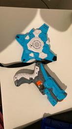 4x laser gun en body sensor, Ophalen