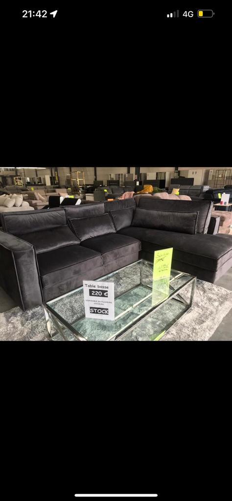 Canapé d’angle gris foncé daim -confortable ++++, Huis en Inrichting, Zetels | Zetels, Zo goed als nieuw, Hoekbank, Vierpersoons of meer