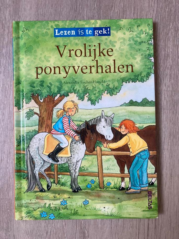 Vrolijke ponyverhalen, Boeken, Kinderboeken | Jeugd | onder 10 jaar, Zo goed als nieuw, Fictie algemeen, Ophalen