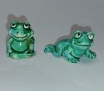 Lot 2 Grenouilles Happy Frogs 100 % Ferrero original DE 1986, Collections, Figurines en plastique dur, Utilisé, Enlèvement ou Envoi