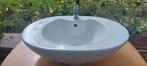 lavabo met kraan 65 x 47 cm, Ophalen, Gebruikt