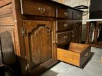 Massieve eiken kast 1,66m breed, Antiek en Kunst, Antiek | Meubels | Kasten, Ophalen