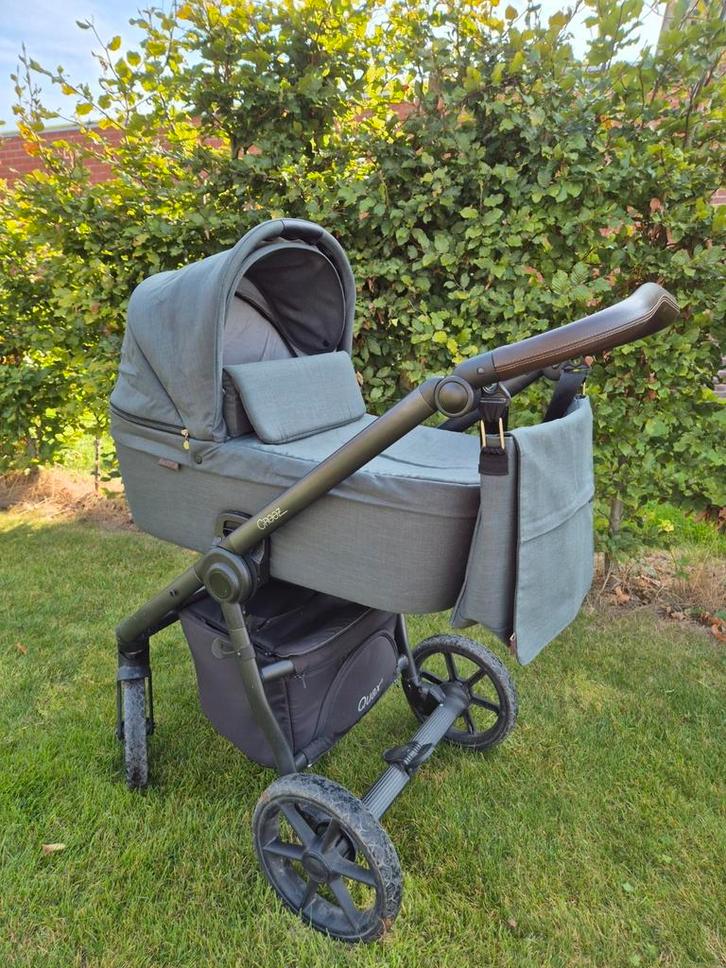 Quax Crooz kinderwagen - Moss, Kinderen en Baby's, Kinderwagens en Combinaties, Zo goed als nieuw, Kinderwagen, Met reiswieg, Ophalen