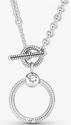 Pandora - Collier Fermoir T et Pendentif O Pandora Moments, Handtassen en Accessoires, Kettingen, Ophalen, Nieuw