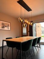 Hanglampen 7 bollen in glas, Ophalen, Zo goed als nieuw, Glas
