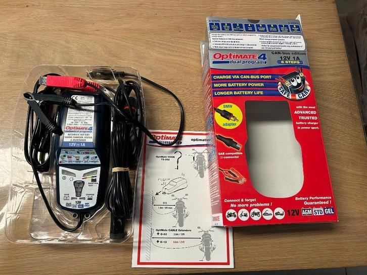 Optimate 4 - CAN BUS edition, Motoren, Accessoires | Overige, Gebruikt, Ophalen of Verzenden