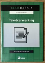 DESKTOPPER - Tekstverwerking, 2e graad, Enlèvement ou Envoi
