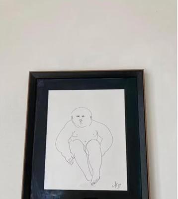 grote tekening josé vermeersch beschikbaar voor biedingen