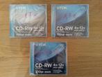 3 x TDK CD-RW 4x-12x High Speed in plastiek folie NIEUW, Ophalen, Nieuw, Cd, TDK