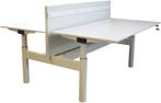 25x GISPEN DUO BUREAUTAFEL | SUPER DEAL!, Ophalen of Verzenden, In hoogte verstelbaar, Gebruikt, Bureau