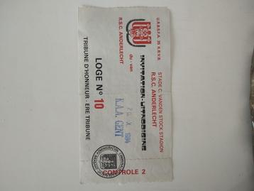 Billet pour Anderlecht, Une personne