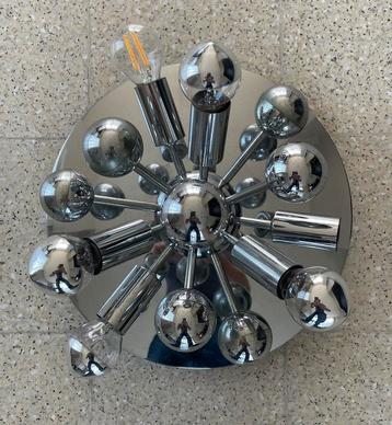 Sputnik plafondlamp vintage jaren 70 beschikbaar voor biedingen
