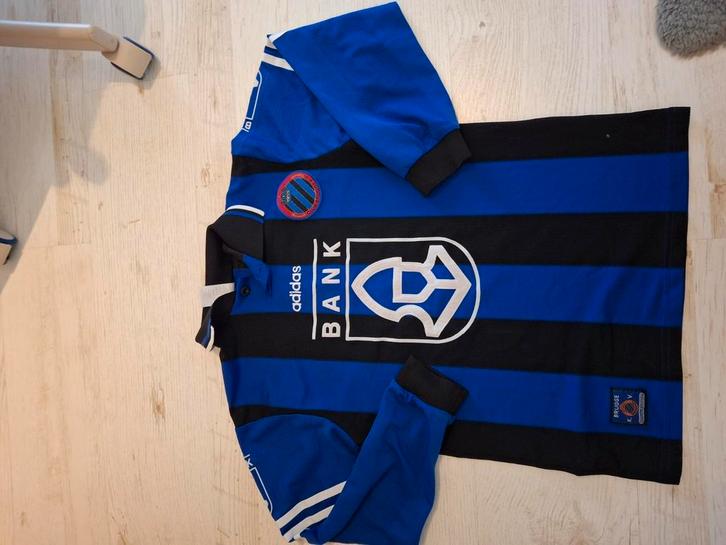 Vintage Club Brugge Adidas trui 90s (longsleeve), Sport en Fitness, Voetbal, Zo goed als nieuw, Shirt, Ophalen of Verzenden