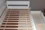 Lit blanc 90 cm bois plein + coffre de lit  Relita robuste !, Ophalen, Gebruikt, 90 cm, Eenpersoons