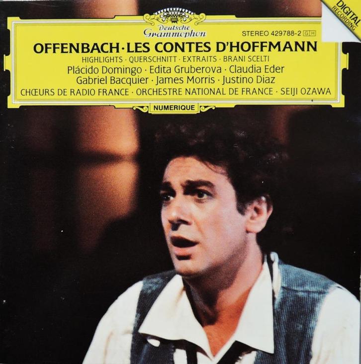 Les Contes d'Hoffmann / Offenbach - Domingo/ Gruberova/Ozawa, Cd's en Dvd's, Cd's | Klassiek, Zo goed als nieuw, Opera of Operette