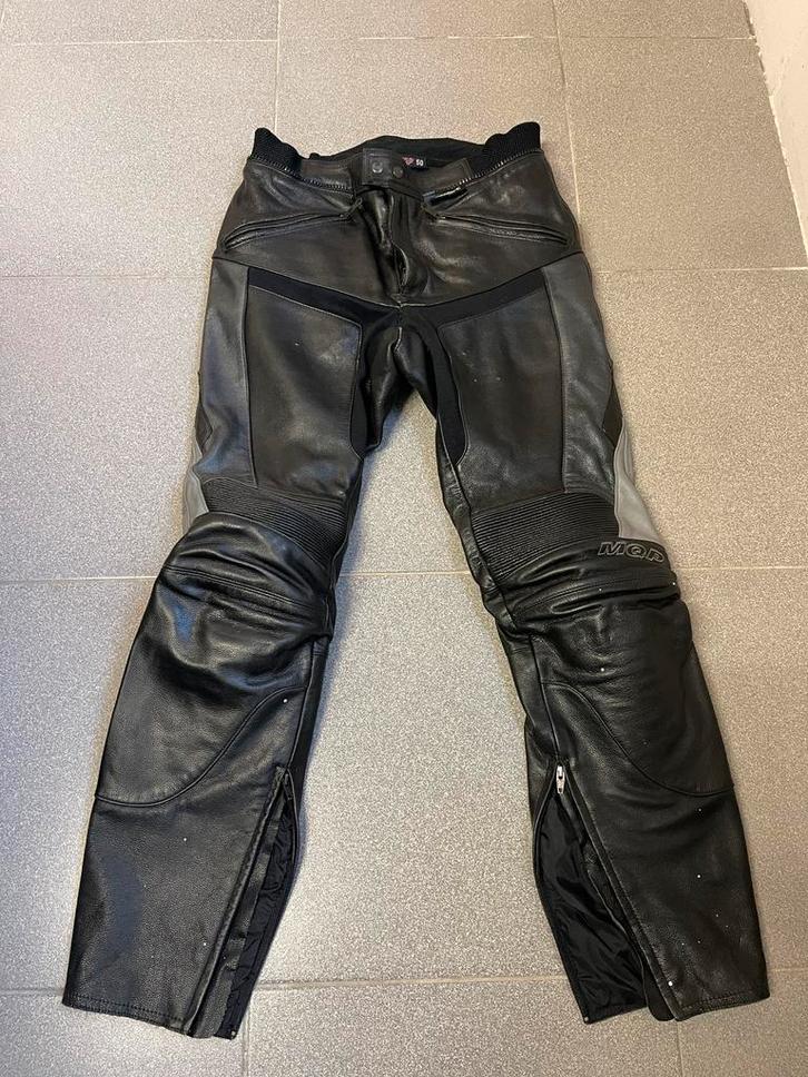Leeren motorbroek - maat 50, Motoren, Kleding | Motorkleding, Broek | leer, Ophalen of Verzenden