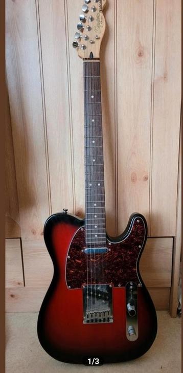 Squier telecaster antique burst elektrische gitaar, Muziek en Instrumenten, Ophalen, Gebruikt