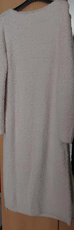 Gebreide fluffy jurk H&M mt.XL, H&M, Beige, Maat 46/48 (XL) of groter, Nieuw