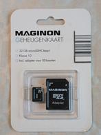 Maginon microSDHC geheugenkaart 32GB, Audio, Tv en Foto, Foto | Geheugenkaarten, MicroSDHC, 32 GB, Maginon, Nieuw