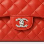 Sac Chanel Timeless Classique – Rouge /bordeaux, Handtassen en Accessoires, Portemonnees, Overige merken, Gebruikt, Verzenden