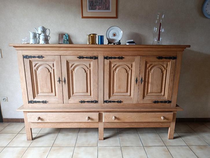 Set van 2 retro buffetkasten, Huis en Inrichting, Kasten | Buffetkasten, Gebruikt, 100 tot 150 cm, 200 cm of meer, 25 tot 50 cm