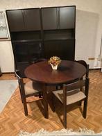 Tafel en stoelen, Ophalen, Gebruikt, 100 tot 150 cm, Rond
