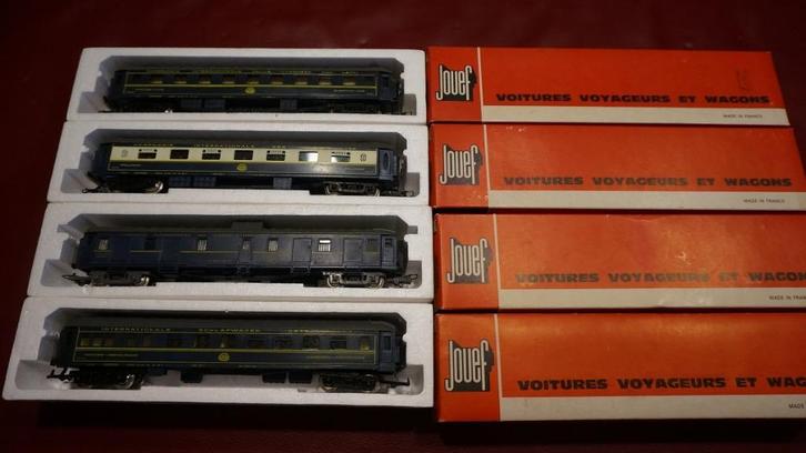A qui sont ces voitures Jouef CIWL, Hobby en Vrije tijd, Modeltreinen | H0, Gebruikt, Wagon, Gelijkstroom, Jouef, Analoog, Ophalen of Verzenden