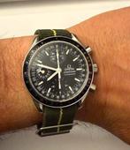 Omega speedmaster mark40 triple date, Handtassen en Accessoires, Horloges | Heren, Ophalen, Zo goed als nieuw, Goud, Omega