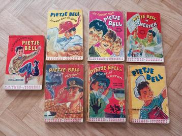 7 vintage kinderboekjes van Pietje Bell  beschikbaar voor biedingen