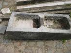 mooie oude dubbele arduinen trog,voederbak,bloembak, Enlèvement, Utilisé