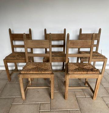 5 chaises en chêne massif  beschikbaar voor biedingen