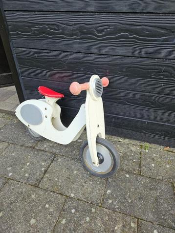 kinderfiets - houten brommer beschikbaar voor biedingen