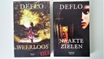 2 Deflo thrillers : Weerloos + Naakte zielen, Boeken, Ophalen of Verzenden, Deflo