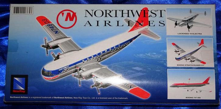 Northwest Airlines Boeing 377 Stratocruiser, Verzamelen, Luchtvaart en Vliegtuigspotten, Nieuw, Schaalmodel, Verzenden