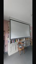 Gemotoriseerd projectiescherm, Ophalen, Elektrisch, Gebruikt