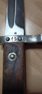 Baïonnette modèle 1895 de sous-officier ww2, Collections, Envoi, Armée de terre, Épée ou sabre