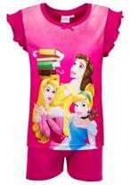 Disney Princess Shortama Fuchsia - Maat 92-98-104-110, Kinderen en Baby's, Kinderkleding | Maat 104, Disney, Nacht- of Onderkleding