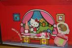 MC Donalds diorama ( Hello Kitty )houten kist glazen front, Gebruikt, Ophalen